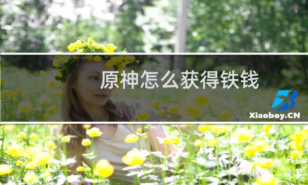 原神怎么获得铁钱