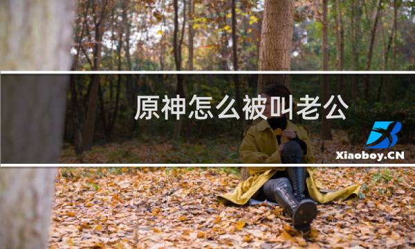原神怎么被叫老公