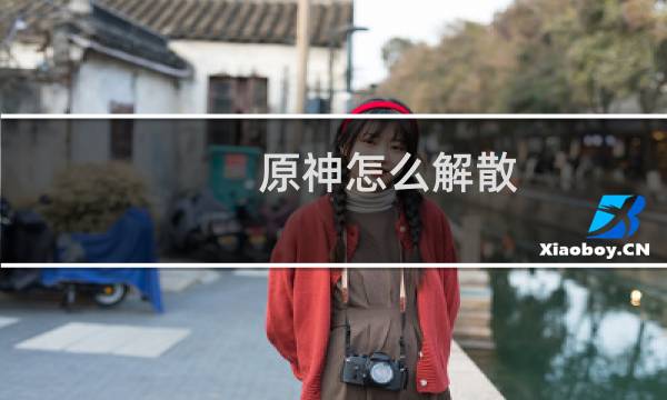 原神怎么解散