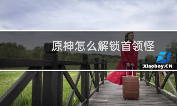 原神怎么解锁首领怪