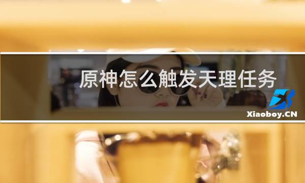 原神怎么触发天理任务