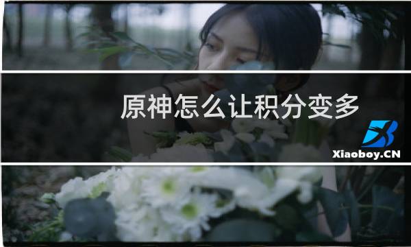 原神怎么让积分变多
