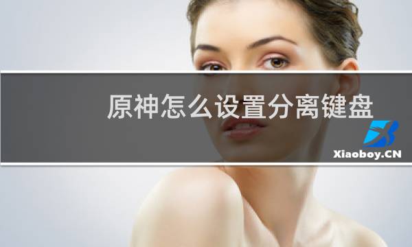 原神怎么设置分离键盘