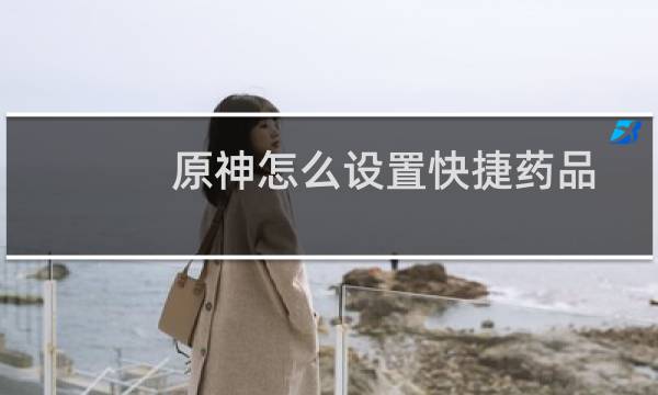 原神怎么设置快捷药品