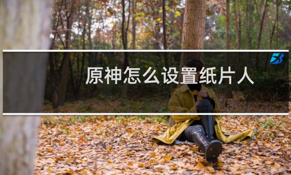 原神怎么设置纸片人