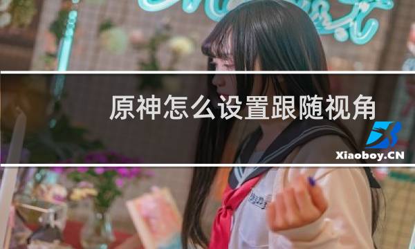 原神怎么设置跟随视角