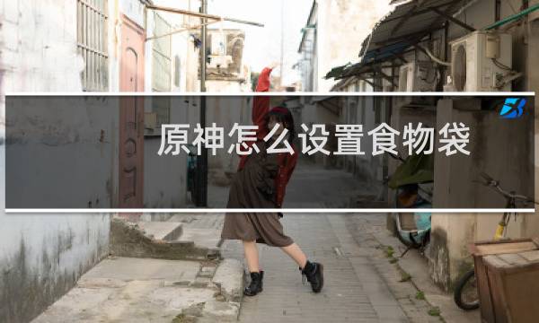 原神怎么设置食物袋