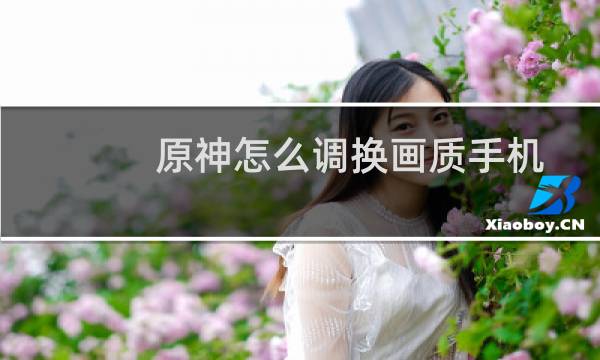 原神怎么调换画质手机