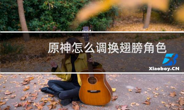 原神怎么调换翅膀角色