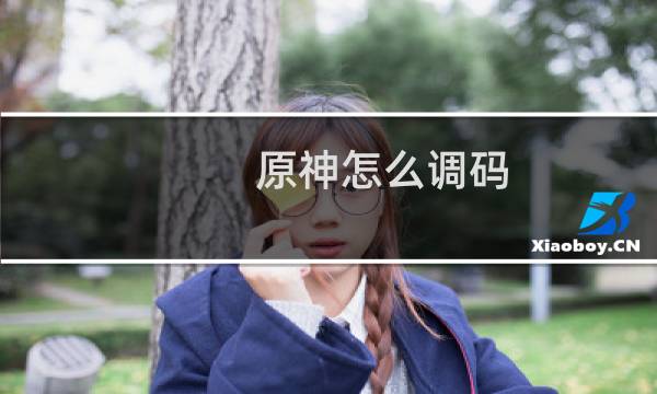 原神怎么调码