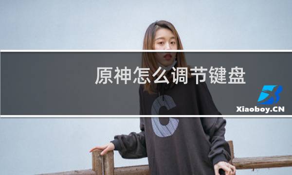原神怎么调节键盘