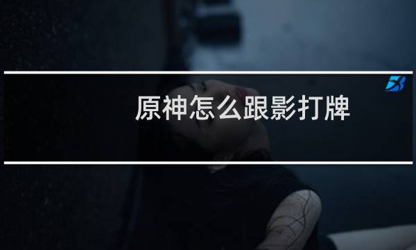 原神怎么跟影打牌