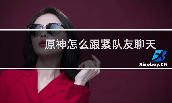 原神怎么跟紧队友聊天