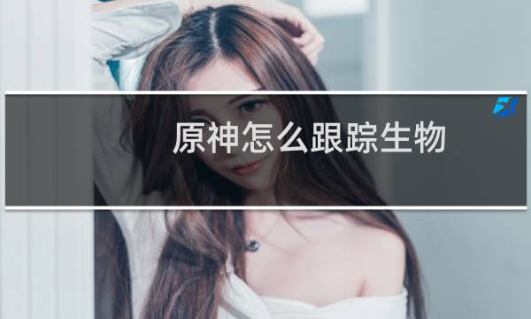 原神怎么跟踪生物