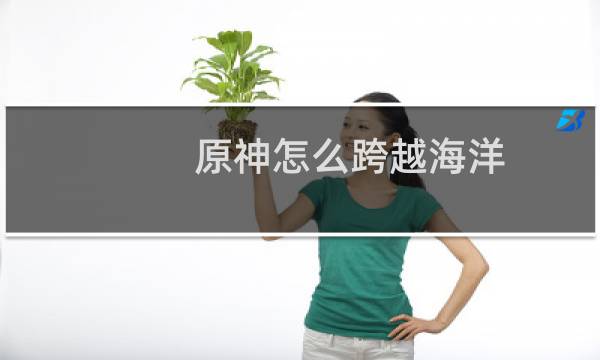 原神怎么跨越海洋