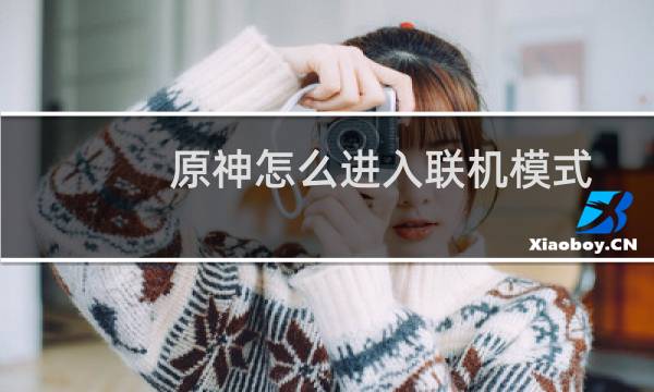 原神怎么进入联机模式
