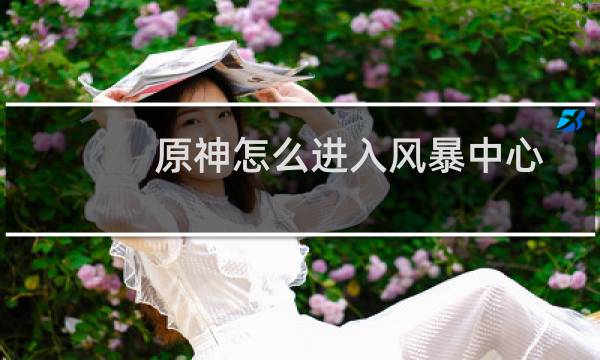 原神怎么进入风暴中心