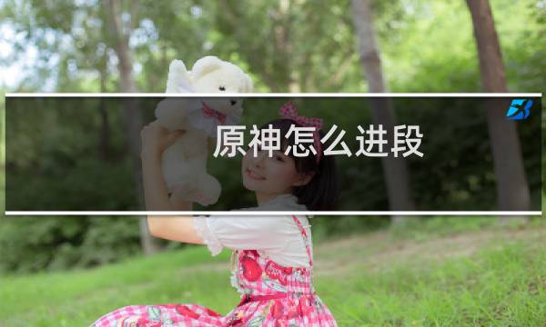 原神怎么进段