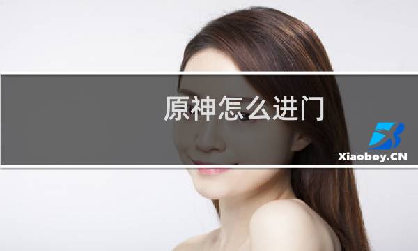 原神怎么进门