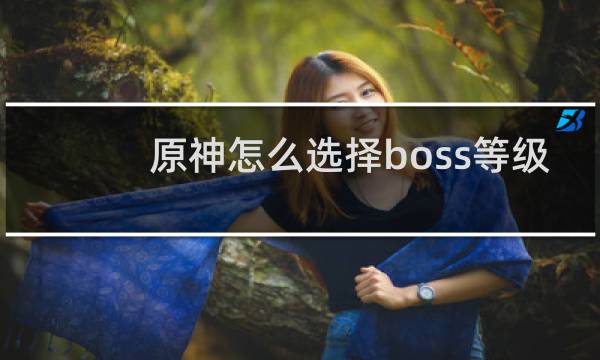 原神怎么选择boss等级