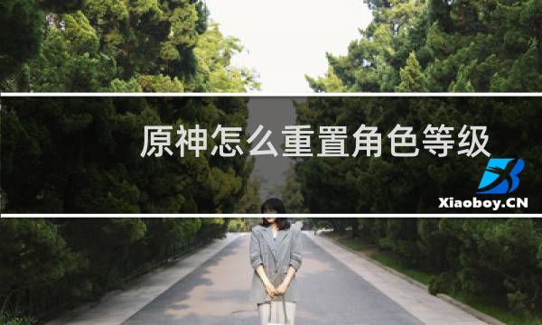 原神怎么重置角色等级