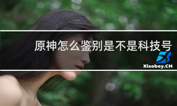原神怎么鉴别是不是科技号