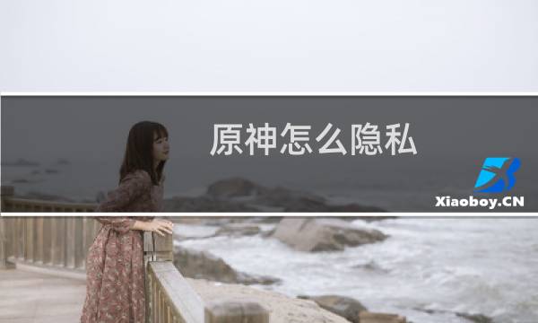 原神怎么隐私