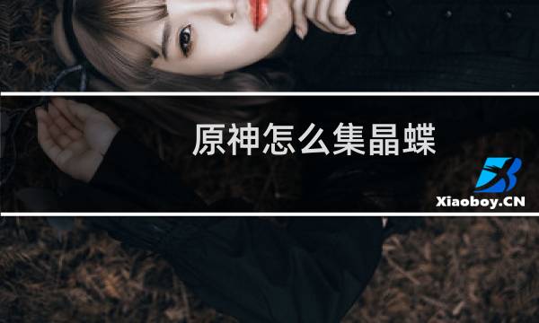 原神怎么集晶蝶