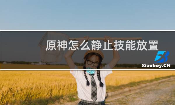 原神怎么静止技能放置