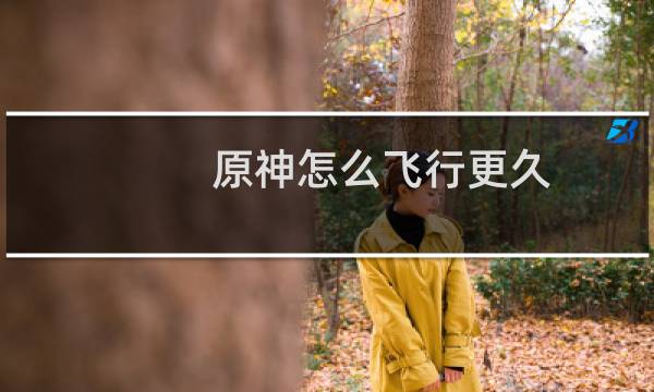 原神怎么飞行更久