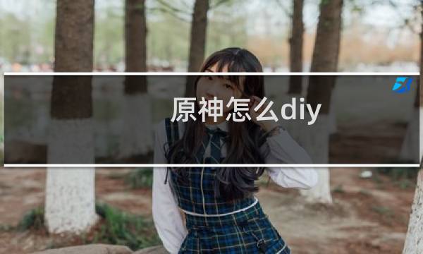原神怎么diy