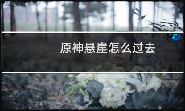 原神悬崖怎么过去