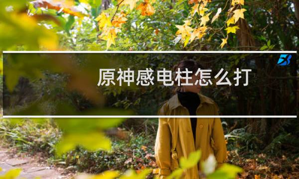 原神感电柱怎么打
