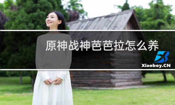 原神战神芭芭拉怎么养