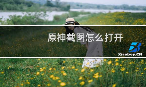 原神截图怎么打开