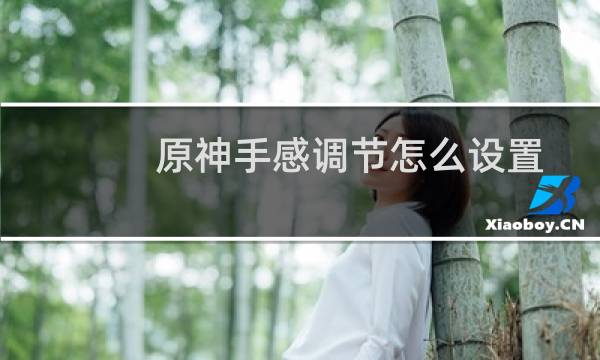 原神手感调节怎么设置