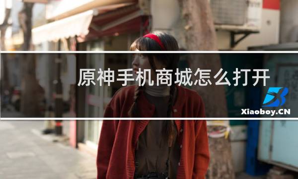 原神手机商城怎么打开