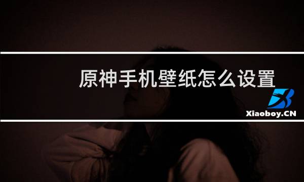 原神手机壁纸怎么设置