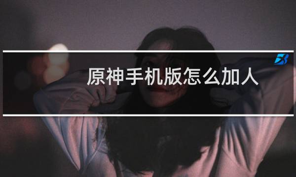 原神手机版怎么加人