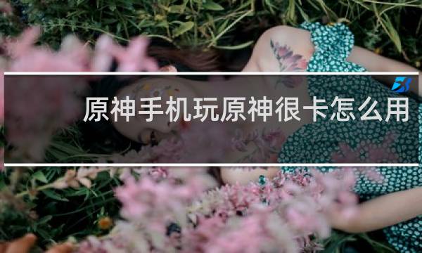 原神手机玩原神很卡怎么用