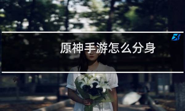 原神手游怎么分身