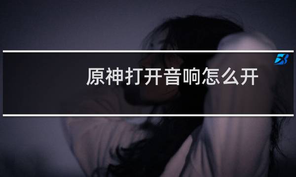 原神打开音响怎么开