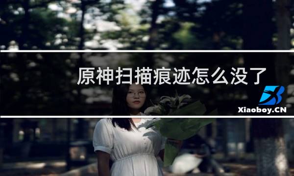 原神扫描痕迹怎么没了