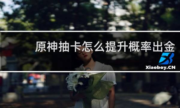 原神抽卡怎么提升概率出金
