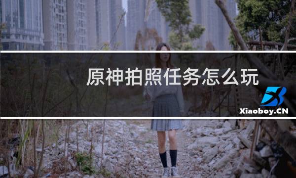 原神拍照任务怎么玩