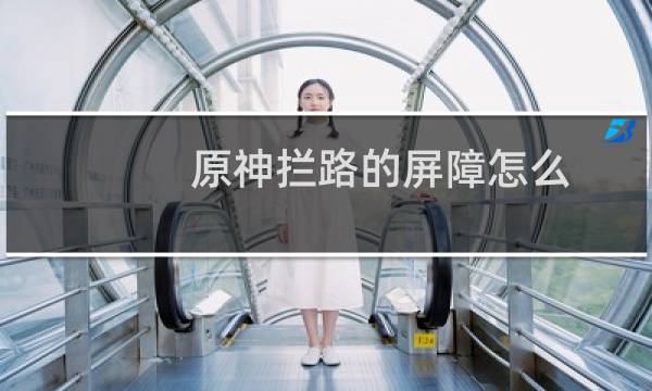 原神拦路的屏障怎么