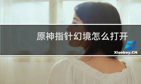 原神指针幻境怎么打开