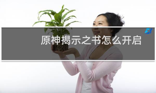 原神揭示之书怎么开启