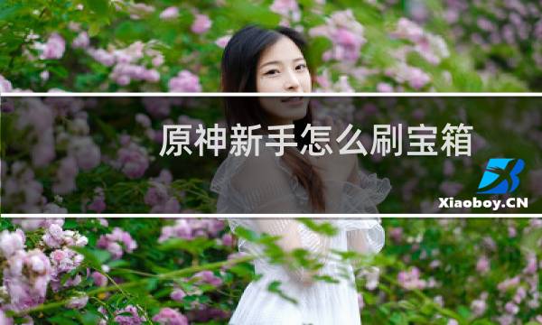 原神新手怎么刷宝箱