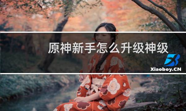 原神新手怎么升级神级